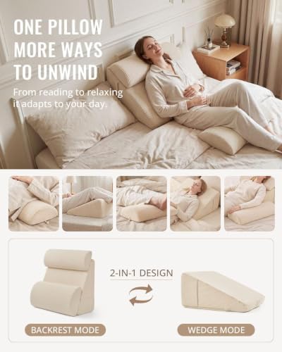Blissful Diary Reading Pillow, Wide Backrest - Image 4
