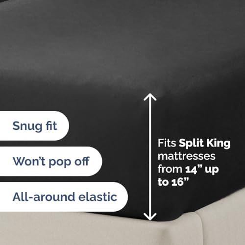 Flex Top Split Head King 4 Piece Sheet Set - Image 5