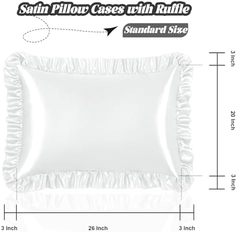 Homiest Ruffle Satin Pillowcase - Image 3