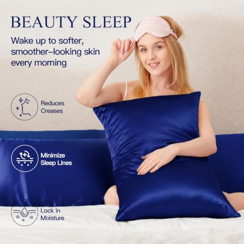 INSSL Silk Pillowcase for Women, Mulberry Silk Pillowcase for Hair and Skin and - Image 4