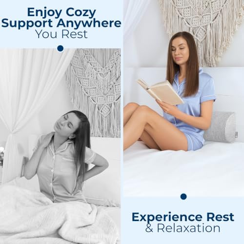 5 STARS UNITED Knee Pillow for Back Sleeping – Cooling Cover - Image 6