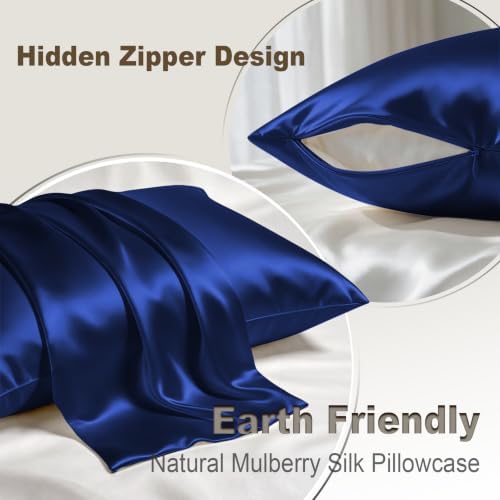 LYSHIN Silk Pillow Cases 2 Pack King Size - Image 2