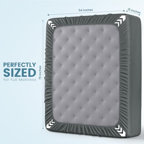 Waterproof Full Size Mattress Protector fits Upto 15" Deep Pocket - Image 4