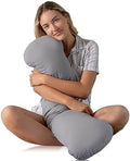 SleepCloud Weighted Body Pillow 6.5lbs, Cooling Tencel Cover, 41” x 10” by SleepCloudBodyPillows