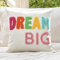 Throw Pillow Covers 18*18 Boho Spring Decorative Tufting Letters by LOOPUINHOM
