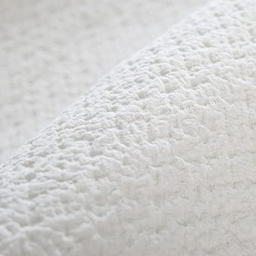 Pillow Shams Set of 2 Pure Cotton Champray Ruffled Edge, Thick and Solid Washed - Image 3