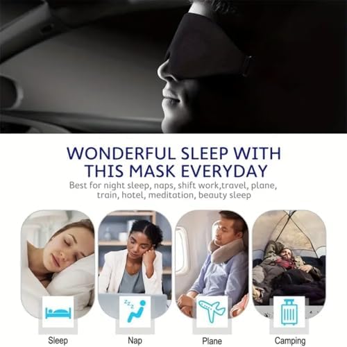 100% 6A Mulberry Silk Sleep Mask - Image 7