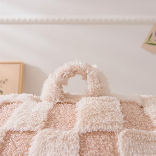 Aimuan Reading Pillow Checkered Bed Rest Wedge Backrest Checkerboard Pillow - Image 5