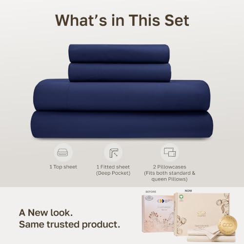California Design Den 100% Organic Cotton Full Size Sheet Sets - Image 3