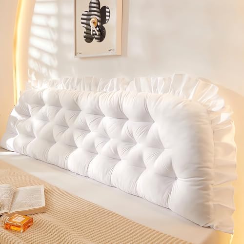 College Dorm Bed Bolster Headboard Pillow, Full/120 * 50cm by LQdpdd