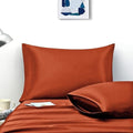Ersmak Satin Pillowcase Queen Set of 2, Wrinkle Fade Resistant Pillow Covers by Ersmak