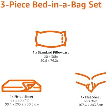 Amazon Basics Lightweight Super Soft Easy Care Wrinkle Free Microfiber 3-Piece - Image 6