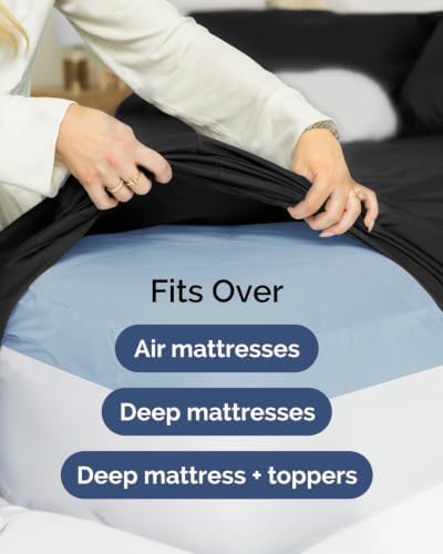 CGK Linens 2 Pack Extra Deep Cal King Fitted Sheets - Image 7