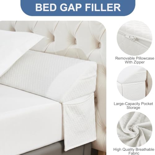 Queen Bed Wedge Pillow for Headboard - Image 3