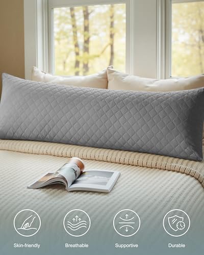 YZ HOME Long Body Pillow for Adults, Firm Body Pillow Shredded Memory Foam - Image 2
