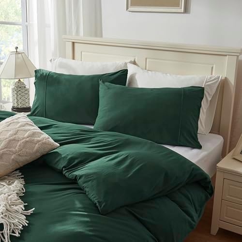 H HOUSEHOLD 100% Jersey Knit Cotton Queen Size Pillowcases Set of 2, Super Soft by HHOUSEHOLD