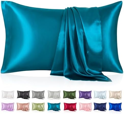 Silk Like Satin Pillowcase Queen Size, 2 Pack, 20x30 Inches by VCUSUELER