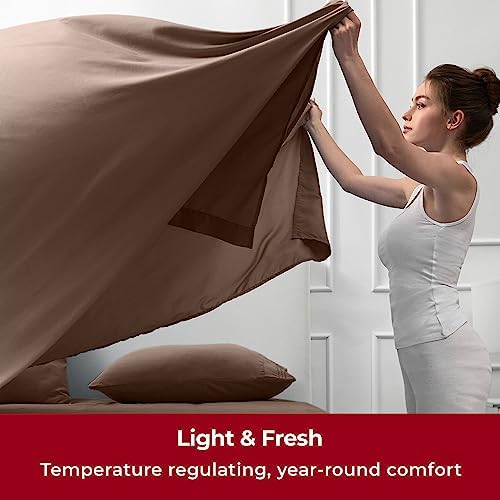 Mellanni Iconic 5-Piece, Ultra Soft Sheet Set - Image 4