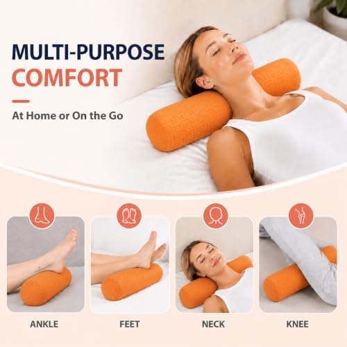 Neck Roll Pillow, Cervical Neck Pillow Bolster Pillow - Image 6
