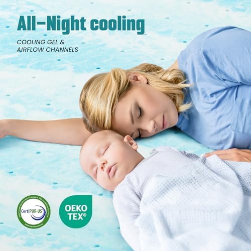 Mattress Toppers Memory Foam Cooling Gel Infused - Image 5