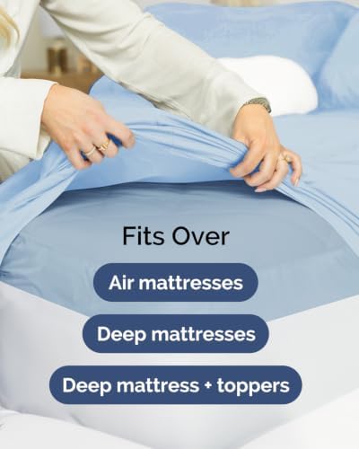 CGK Linens 2 Pack Extra Deep Cal King Fitted Sheets - Image 7