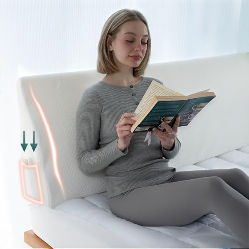 Headboard Wedge Pillow High-Resilience Daybed Pillow Foam Cushion - Image 2