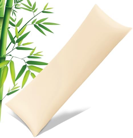 Body Pillowcase with Zipper Cooling Viscose from Bamboo Zippered Pillowcases by JamRest