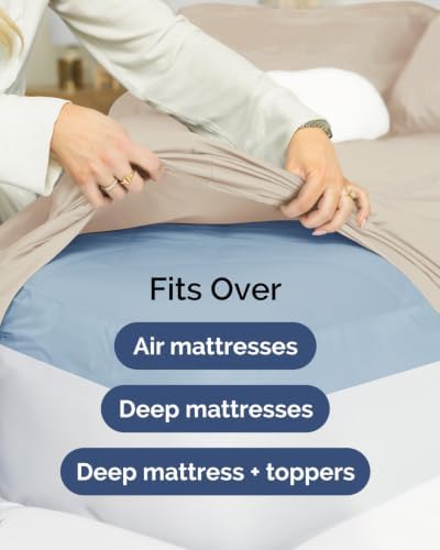 CGK Linens 2 Pack Extra Deep Full Fitted Sheets - Image 7