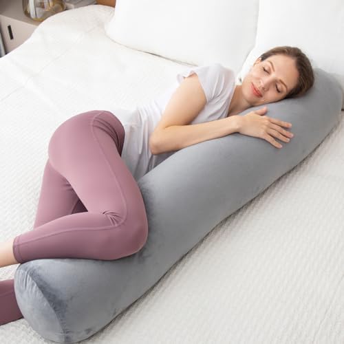 1 MIDDLE ONE Body Pillow, Memory Foam Round Body Pillows - Image 4