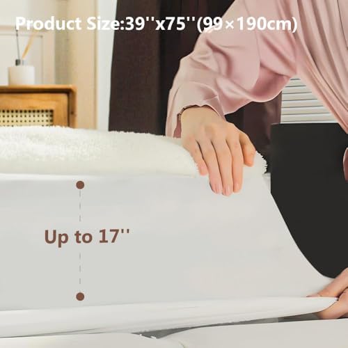 Templewet Heated Mattress Pad Twin Size, Bed Warmer Pad, Machine Washable - Image 3