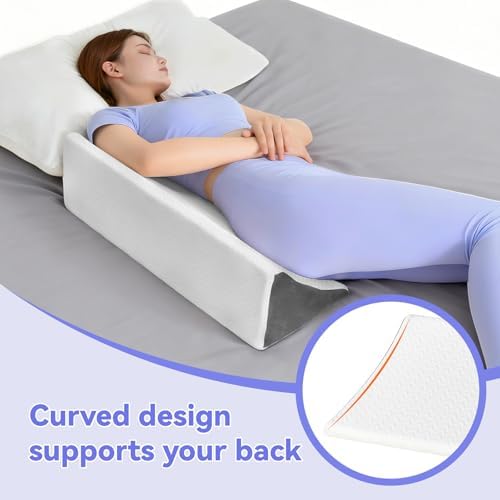 Vekkia Wedge Pillow for Side Sleeping, Back Support - Image 3