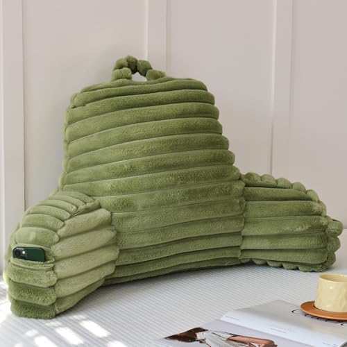 Large Reading Pillow for Adults, Back Support Pillow for Sitting Up in Bed by YAOSHUHO