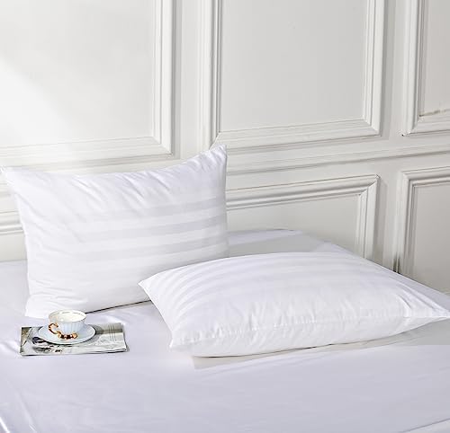 100% Egyptian Cotton Pillow Protectors Set of 4 Standard Size - Image 2