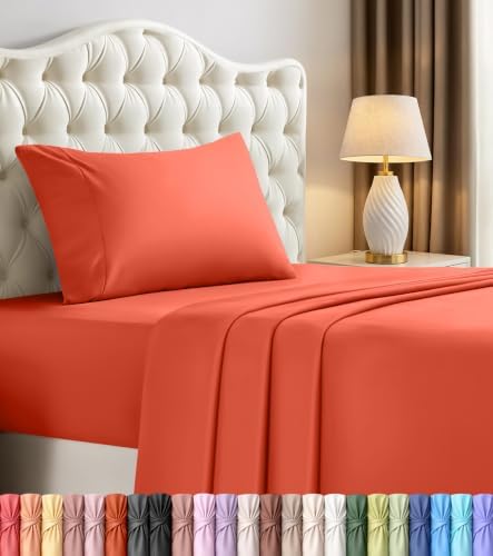 Twin Sheets Set, 3 Pieces 16" Deep Pocket Hotel Luxury Bed Sheets by UTOPIABEDDING