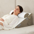 Ruqmuis Wedge Pillow Set for After Surgery, Incline Pillow Wedge for Headboard by Ruqmuis