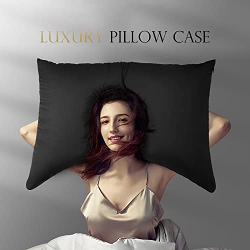Cooling Side Sleeper Curved Pillowcase King 1 Pack 20 * 36 Black - Image 6