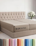 CGK Linens Extra Deep Split King Fitted Sheet Only by CGKUnlimited