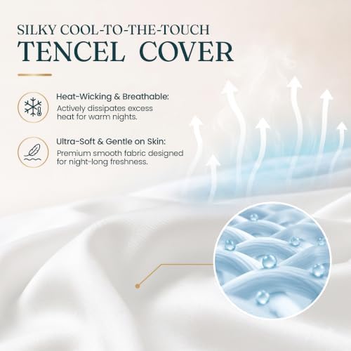 Oubonun Weighted Body Pillow for Side Sleepers, 41x10in 7.15lbs - Image 3