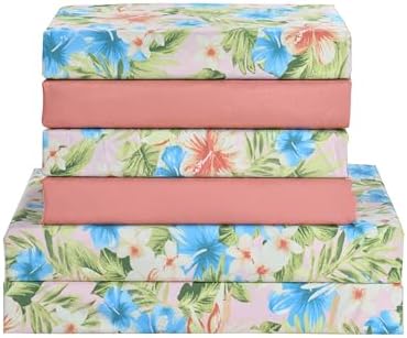 Elegant Comfort 6-Piece Sheet Set Deep Pocket Floral - Image 2
