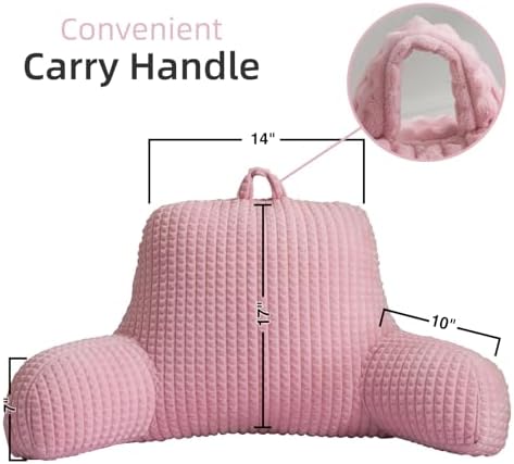 A Nice Night Pink 17" Bed Wedge Pillows - Image 2