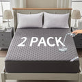 BEDLORE 2 Pack Waterproof Mattress Protector, Cal King Size Mattress Pad by Bedlore