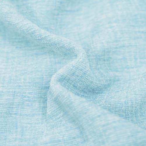 CaliTime Decorative Throw Pillow Covers 26 X 16 Inches Light Blue Grey - Image 2