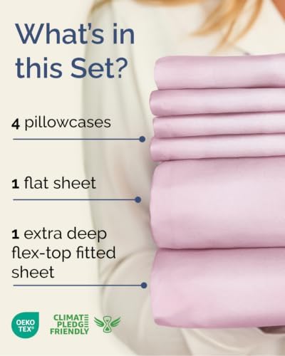 Flex Top Split Head King 6 Piece Sheet Set - Image 2