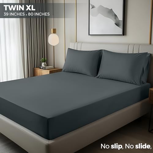 Twin XL Fitted Sheet, Ultra Soft Fits Up to 15 Inch Deep Pocket - Image 2