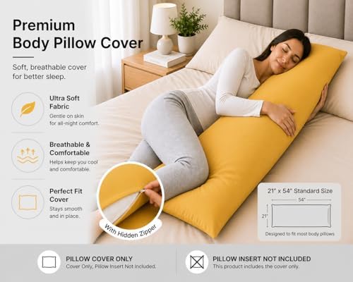 EVOLIVE Body Pillow Covers 2-Pack - Image 4