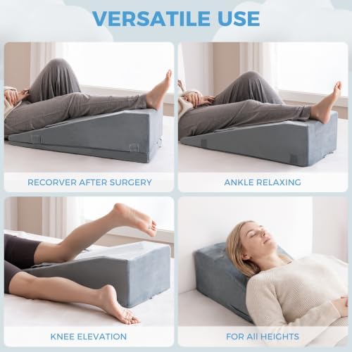 Ganondorf Leg Elevation Pillow, Premium Foam Leg Support Adjustable Wedge - Image 6