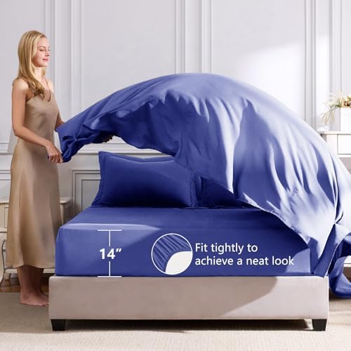 CozyLux Queen Comforter Set 88"x88" Very Peri - Image 5