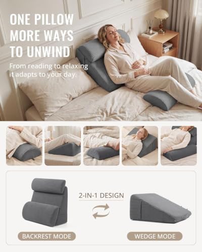 Blissful Diary Reading Pillow, Wide Backrest - Image 6