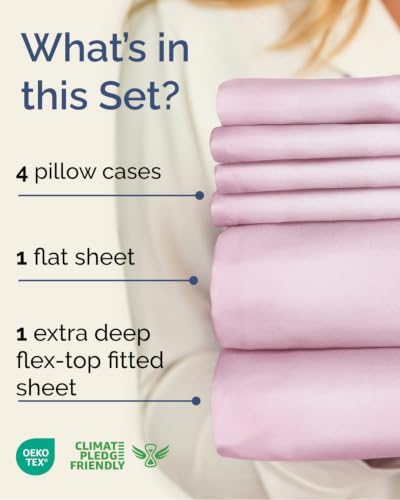 Extra Deep Flex Top Split Head King Sheet Set - Image 2