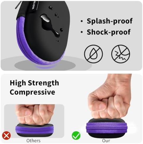 1 Pack Oval Earbud Case Storage Bag - Image 3